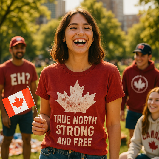 Express Your Love for Canada with Custom Apparel: True North Strong and Free