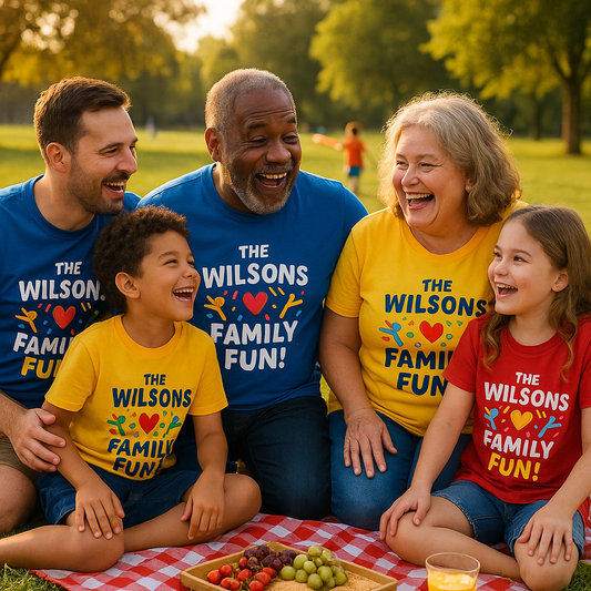 Creating Matching Family T-Shirts for the Perfect Family Look