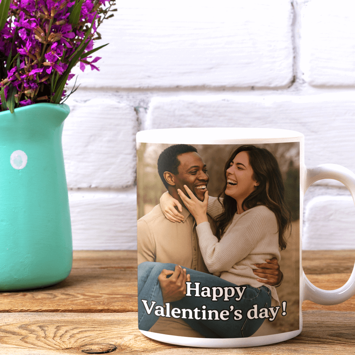 Custom Photo Mug with Your Picture - Personalized Ceramic Coffee Cup