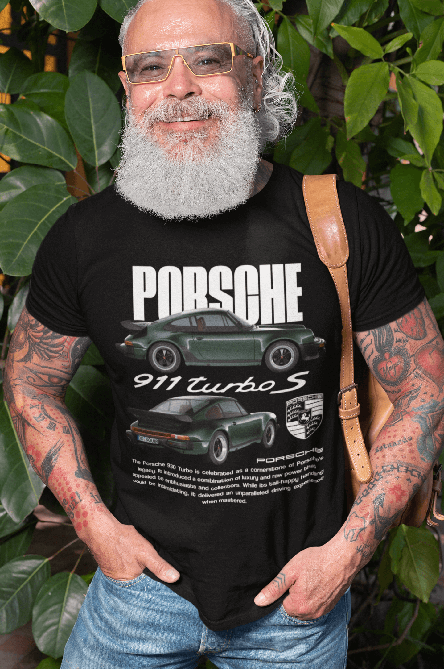Porsche 930 Turbo Graphic Tee — Classic 911 Turbo Poster