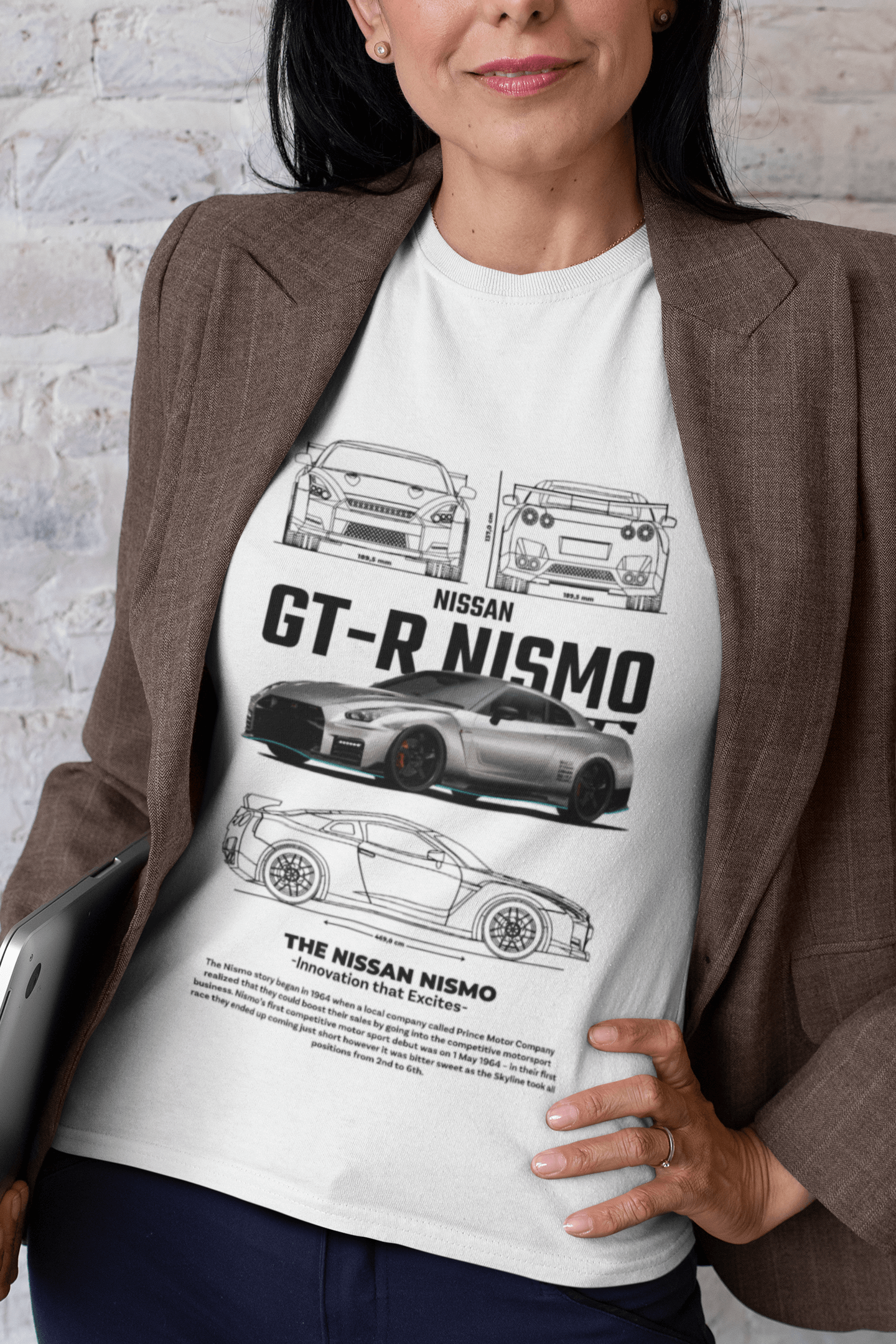 Nissan GT-R NISMO Graphic T-Shirt — Blueprint JDM Supercar Style