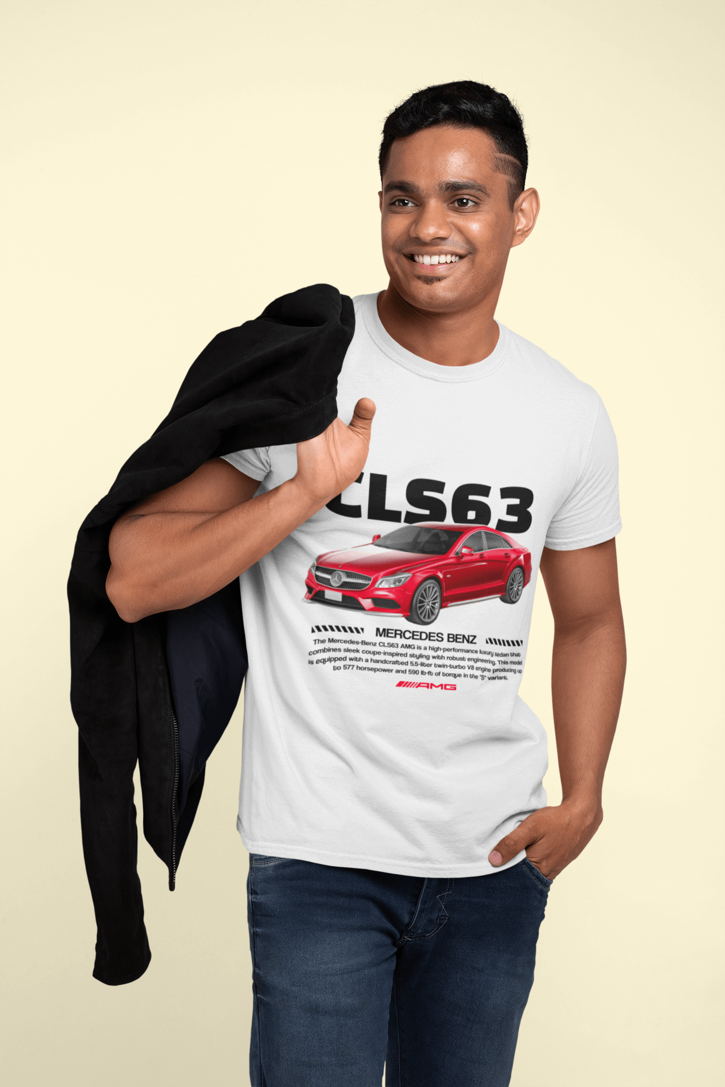 Mercedes-Benz CLS63 AMG Graphic T-Shirt — Racing Poster Artwork