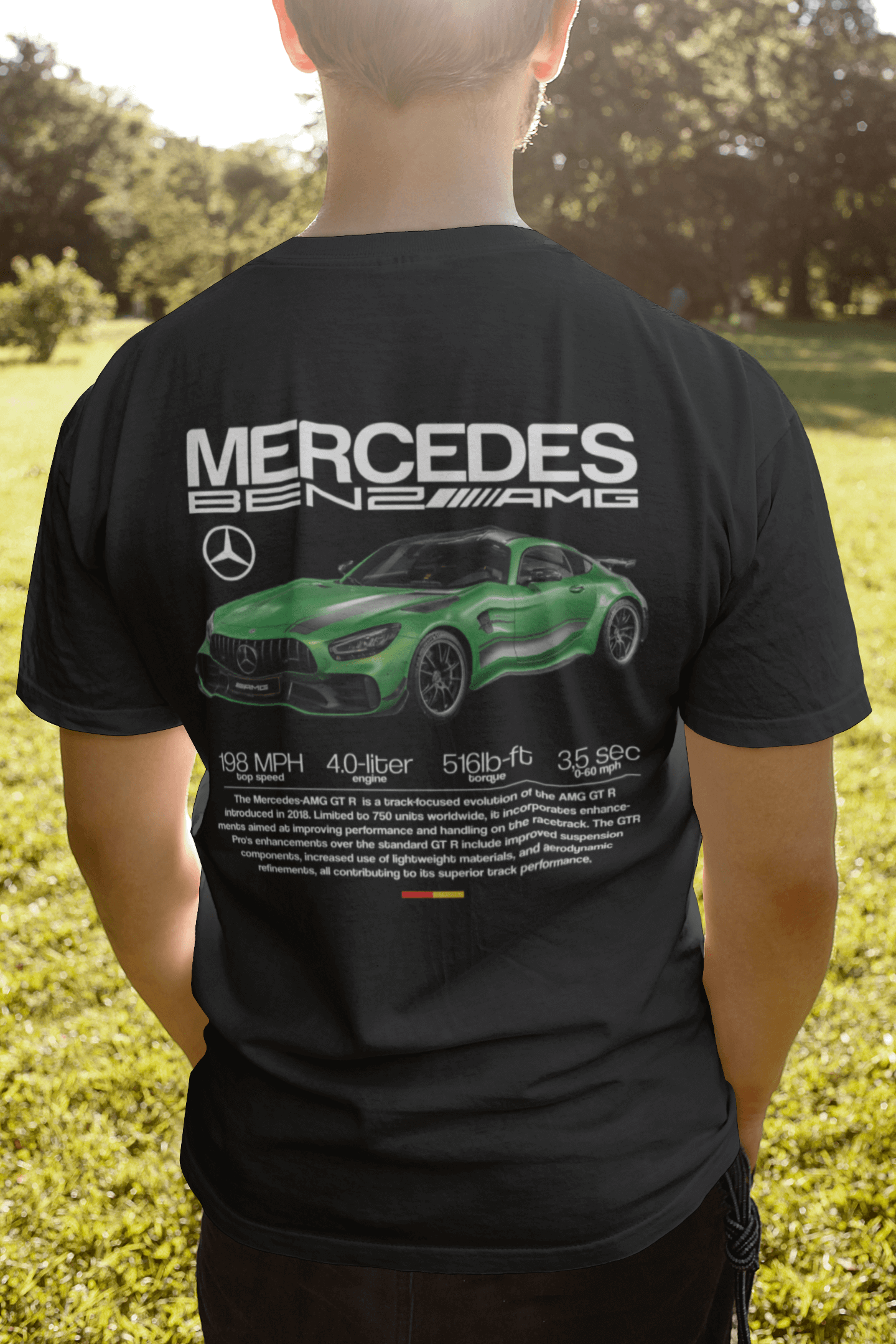 Mercedes-AMG GT R Pro Graphic T-Shirt — Photo & Specs