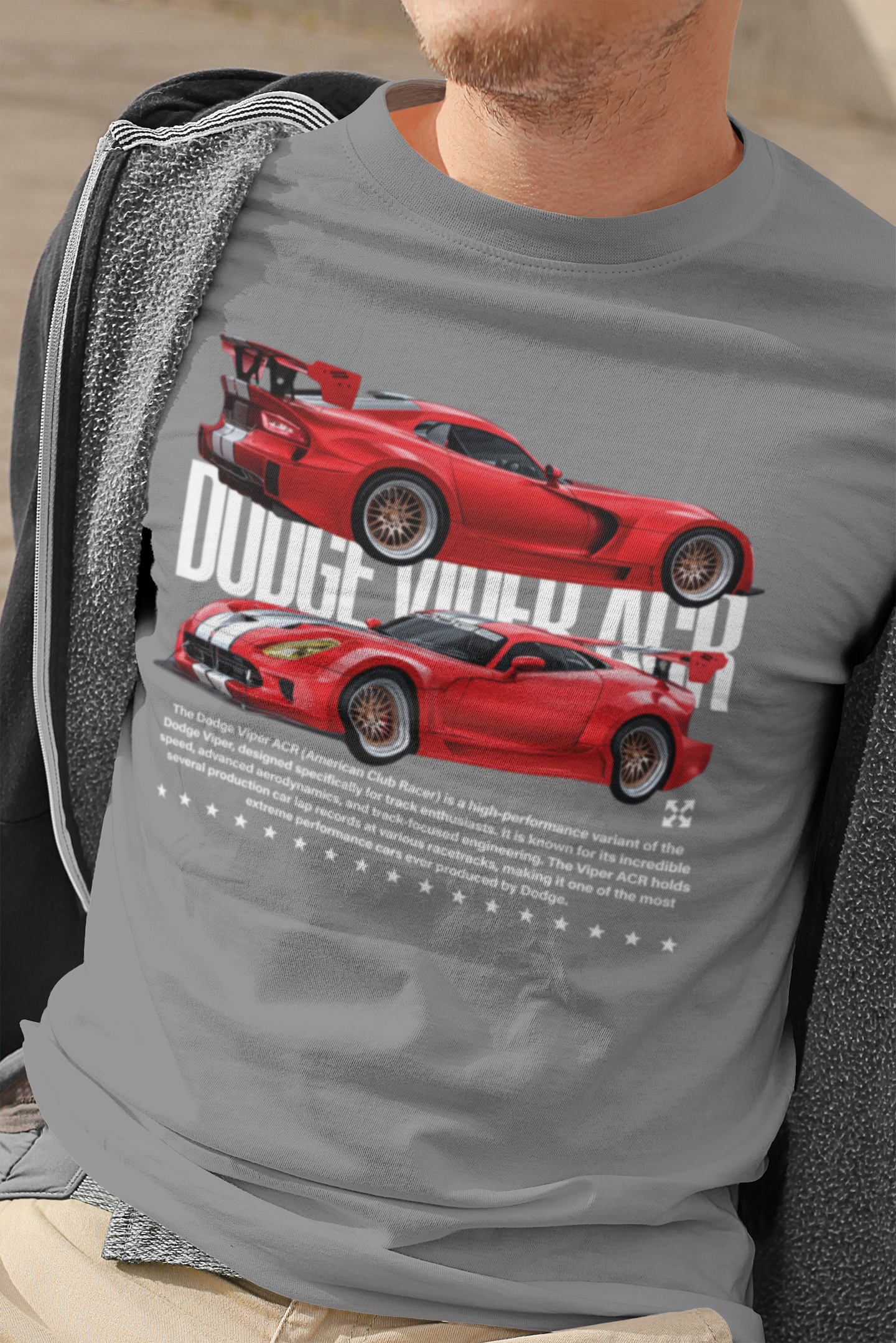 Dodge Viper ACR Graphic T-Shirt — Photo Collage
