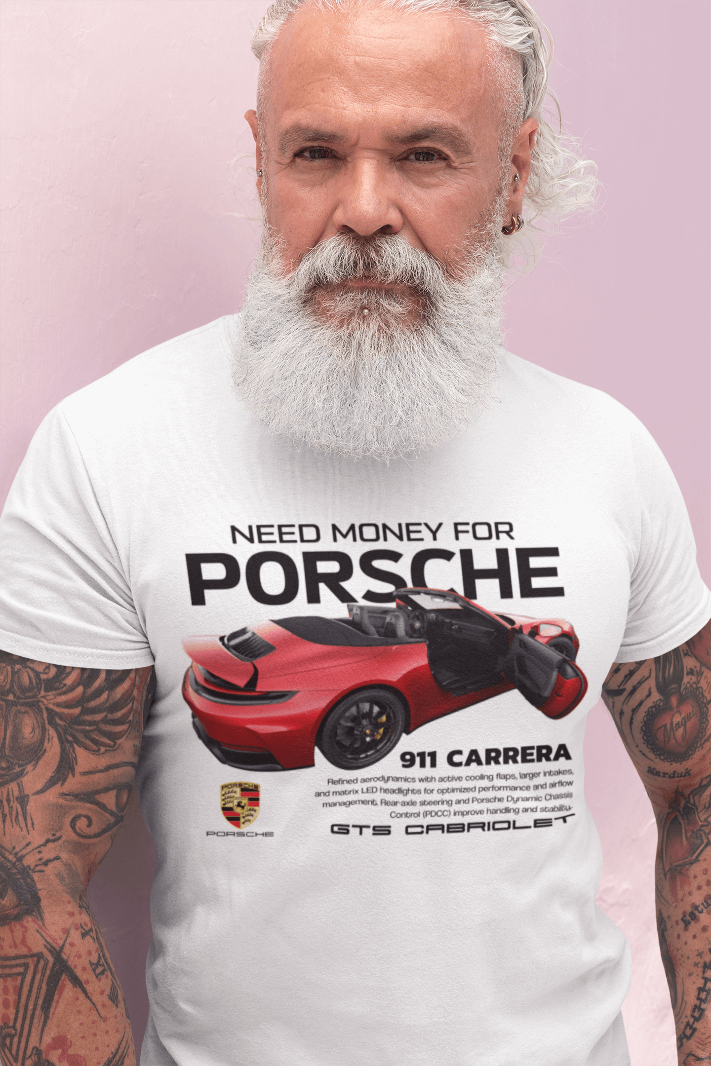 Need Money For Porsche 911 Carrera GTS Cabriolet Graphic T-Shirt