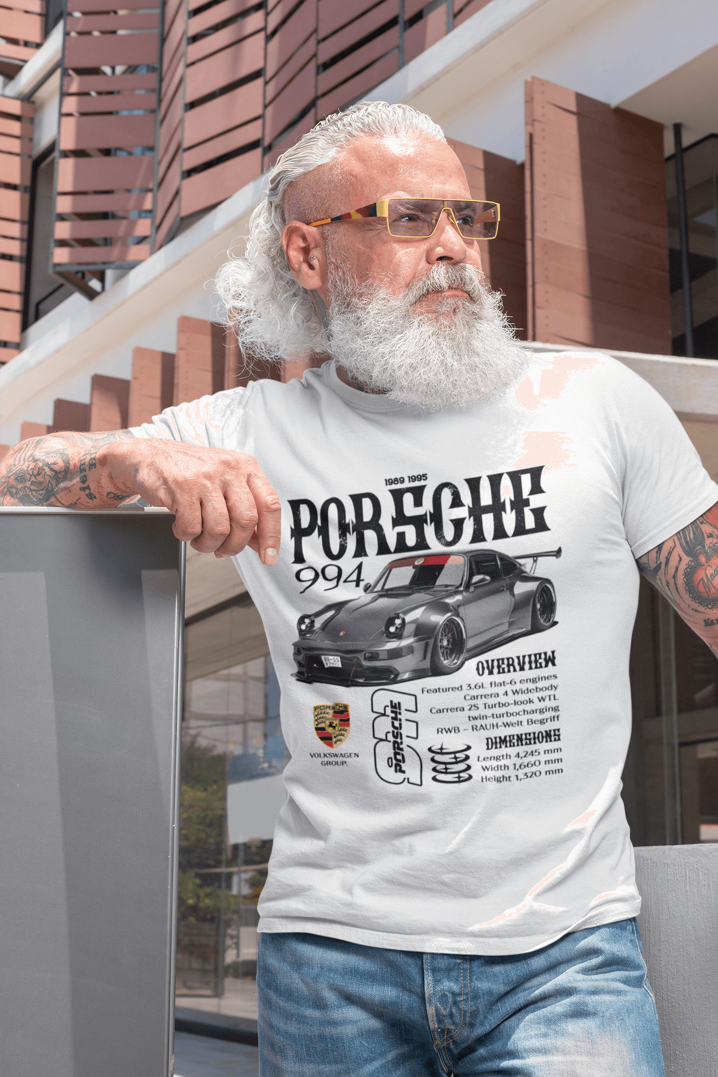 Porsche 911 RWB Widebody Graphic Tee — Classic Specs Poster