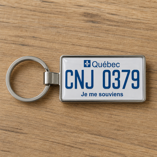 Quebec License Plate Keychains: The Perfect Montreal Graduation Gift for 2026 New Drivers