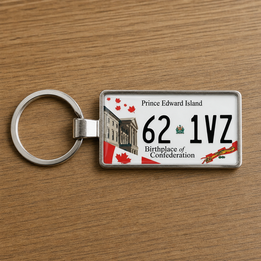 PEI License Plate Keychains: ‘Birthplace of Confederation’ Souvenir Trend for Fall 2026