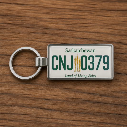 Saskatchewan’s Keychain Craze: Personalized License Plate Keychains Fueling Provincial Pride