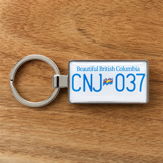 BC License Plate Keychains: The Romantic Keepsake Elevating 2026’s Matching Couple Trend