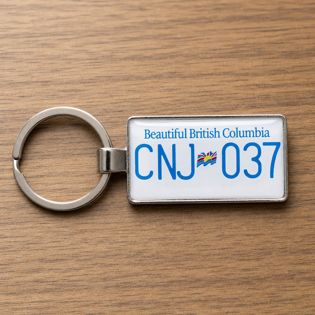 Custom BC License Plate Keychains: The Must‑Have Accessory for Vancouver Car Enthusiasts