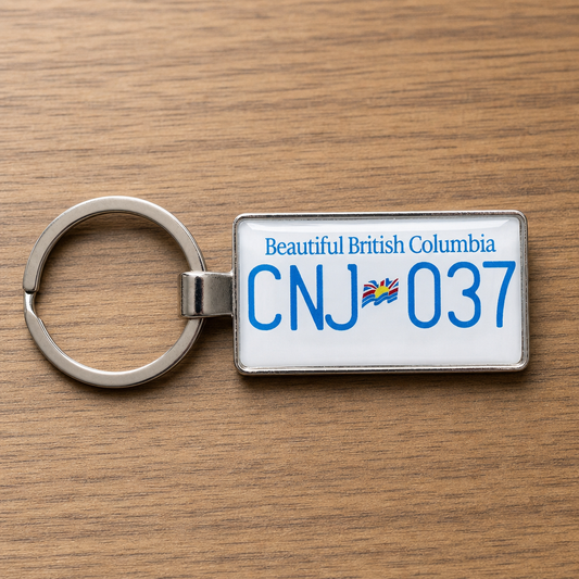 Custom BC License Plate Keychains: The Must‑Have Accessory for Vancouver Car Enthusiasts