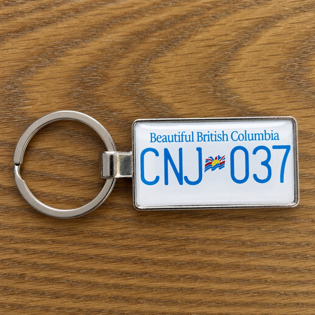 How to Design a BC License Plate Keychain Using ICBC Personalized Plate Rules