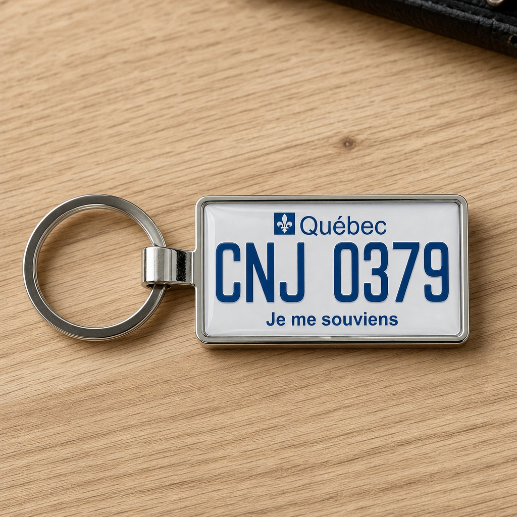 Custom Quebec License Plate Keychains: The Perfect Summer Festival Souvenir