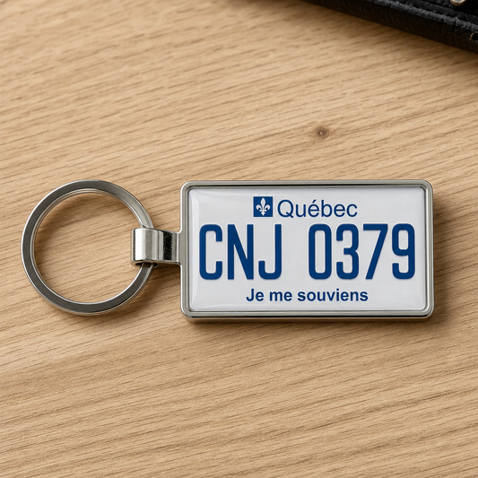 Custom Quebec License Plate Keychains: The Perfect Summer Festival Souvenir