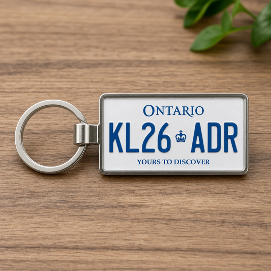 Ontario Green Plate Trend: Custom License Plate Keychains for Eco‑Conscious Drivers
