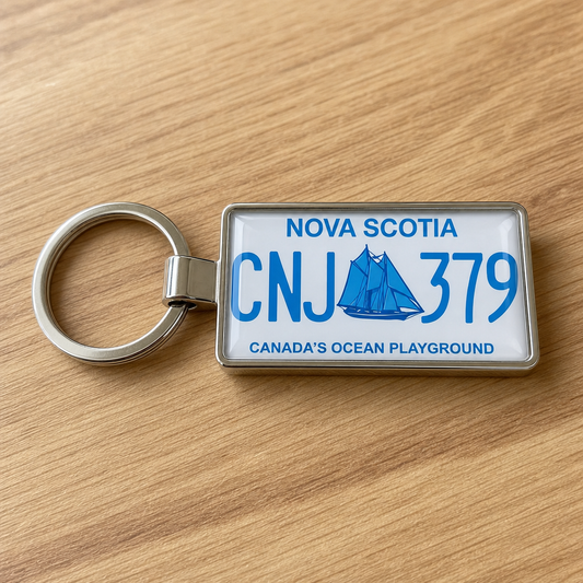 Custom Nova Scotia License Plate Keychains: Turn Your Hobby Into a Pocket‑Size Statement