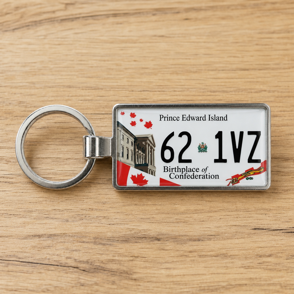 PEI License Plate Keychains: The Perfect Charlottetown Cruise Souvenir for Fall 2026
