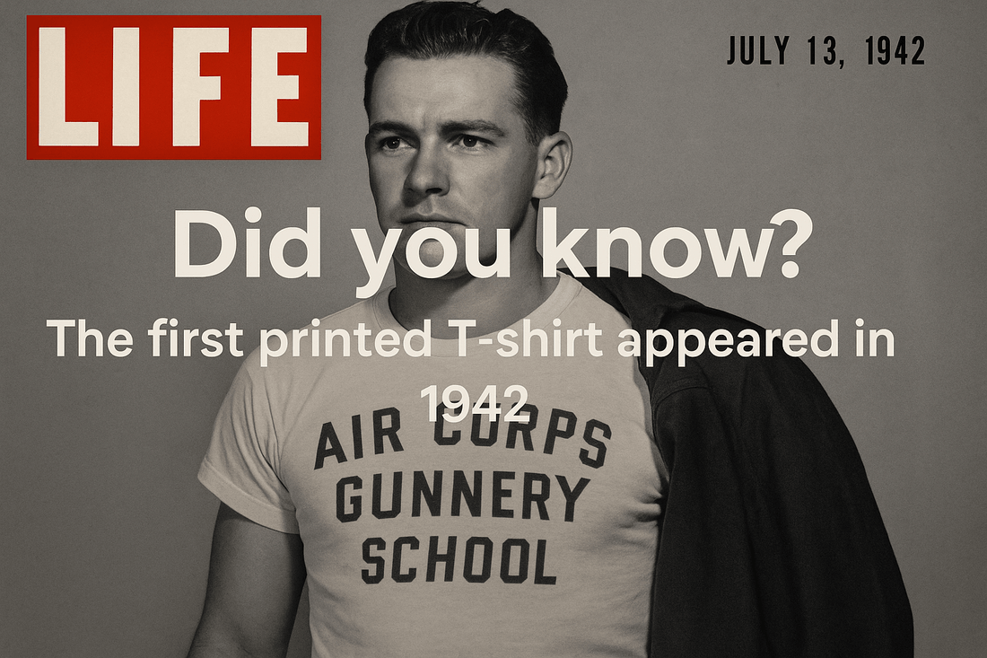 The First Printed T-Shirt: How It All Began — And Why It Still Matters