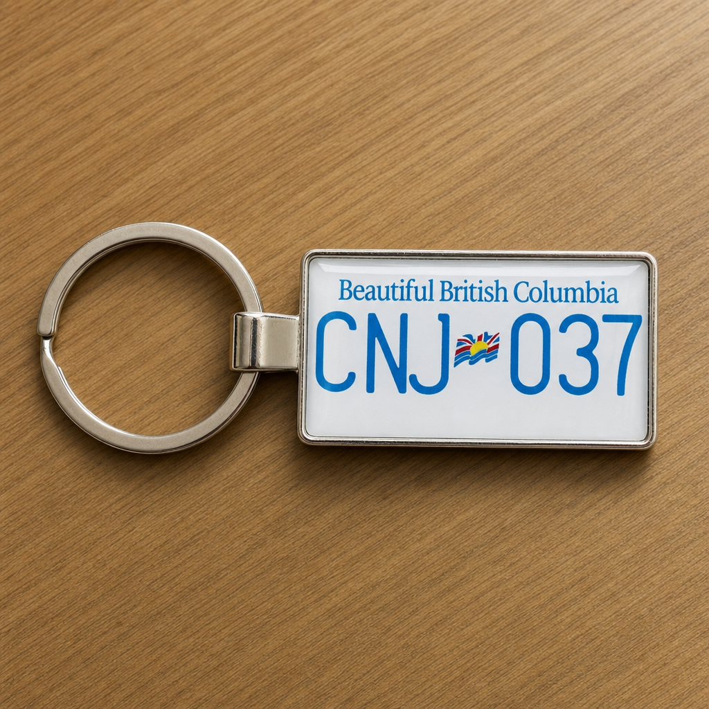 British Columbia License Plate Keychains: The Viral Souvenir Every Sea to Sky Road Tripper Wants