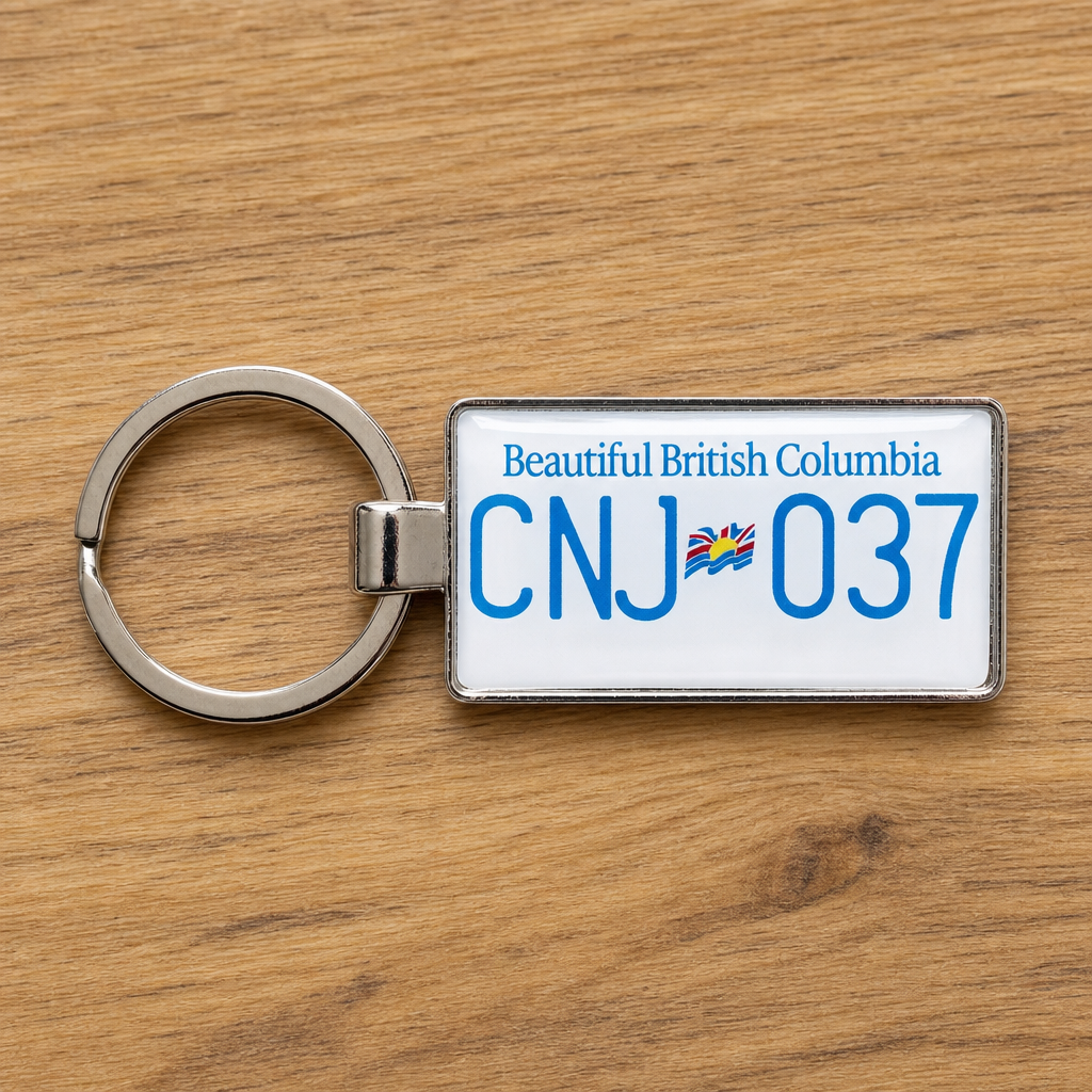 Why “Beautiful British Columbia” License Plate Keychains Are the West Coast Souvenir Everyone Wants