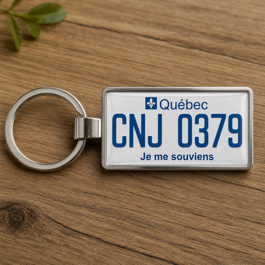 Why Custom Quebec License Plate Keychains Are the #1 Trending Personalized Gift in Canada