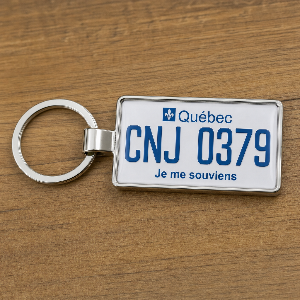 Provincial Pride: Why Quebec License Plate Keychains Are a Must-Have Accessory