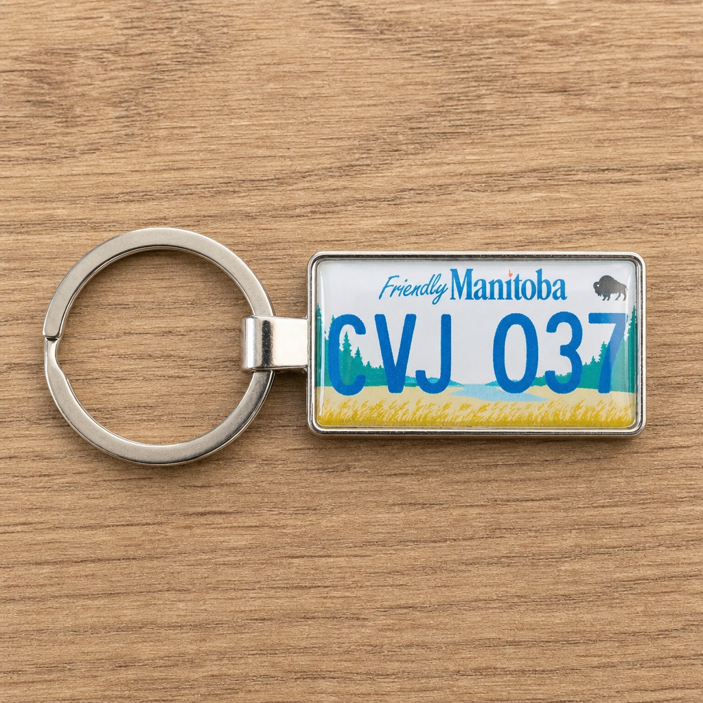 Celebrate Manitoba’s Culture with Custom License Plate Keychains