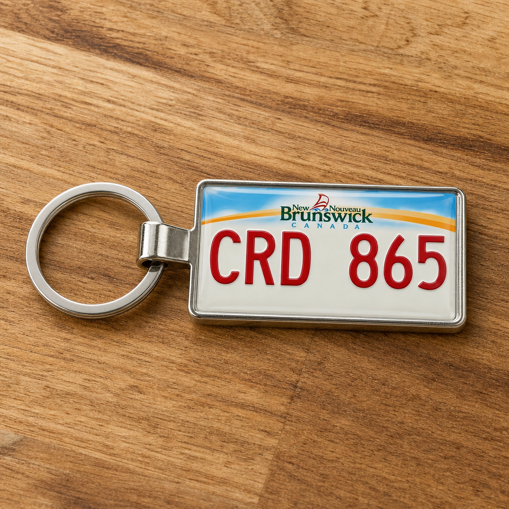 New Brunswick License Plate Keychains: Coastal Care Package Gifts for Maritimers (Fall 2026 Guide)