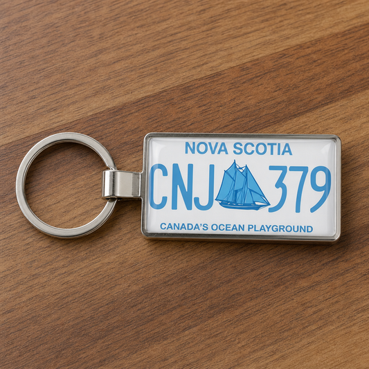 Celebrate Nova Scotia: Personalized License Plate Keychains That Capture Maritime Spirit