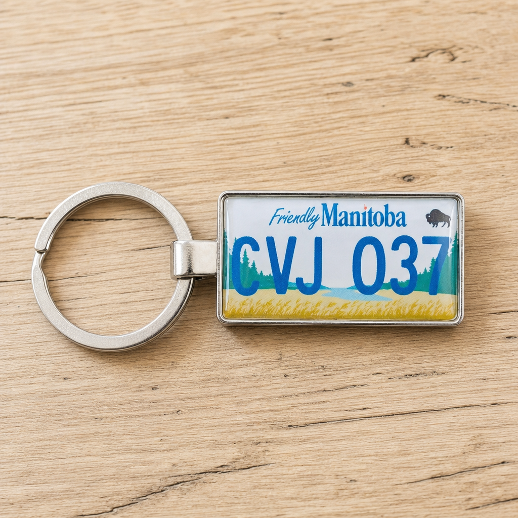 Friendly Manitoba Pride: How Custom T‑Shirts Are Extending the Viral License Plate Keychain Trend