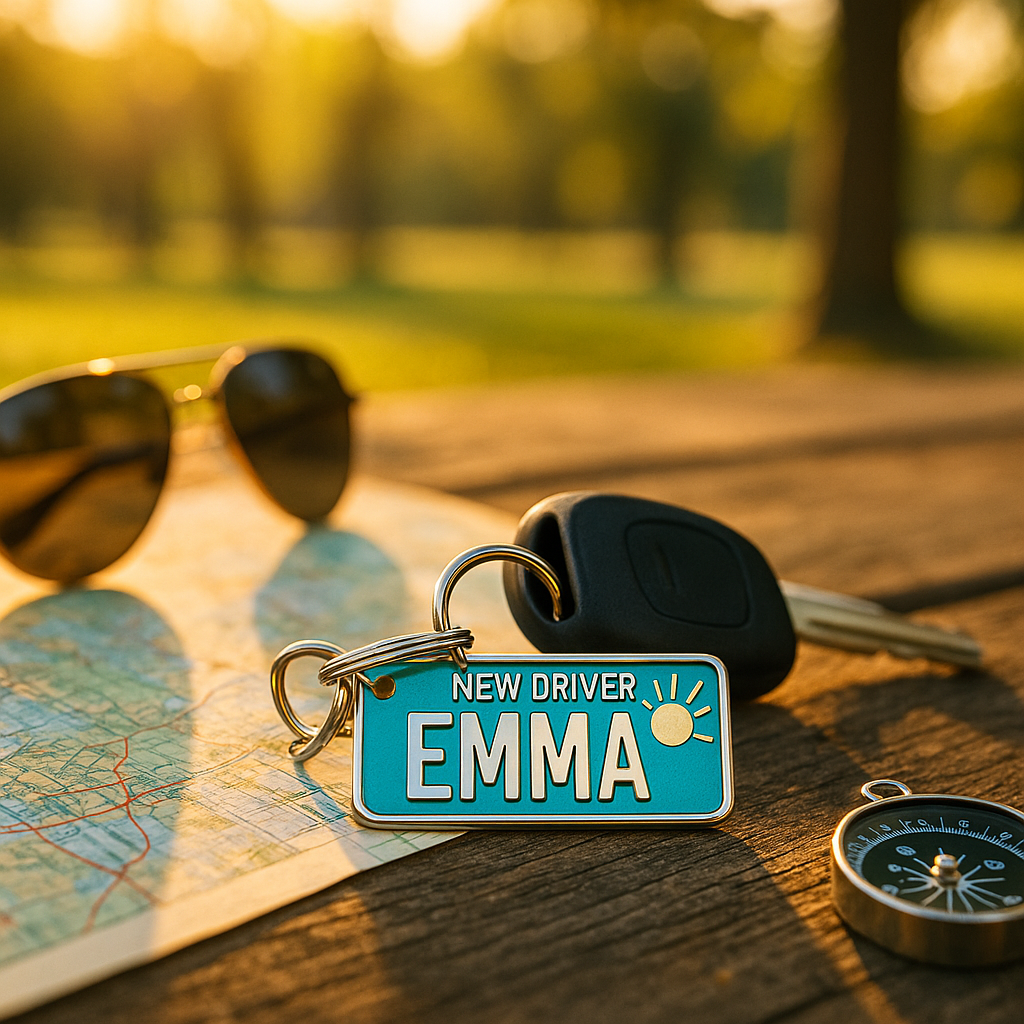 The Perfect Gift for New Drivers: 10 Reasons to Choose a License Plate Keychain