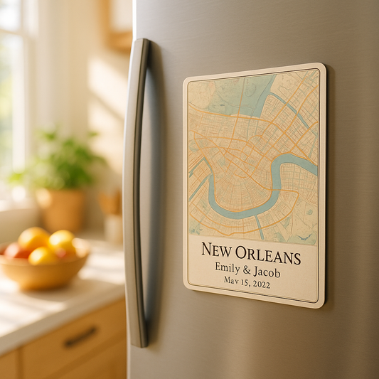 Personalized Magnet Maps: Capture Your Favorite Places