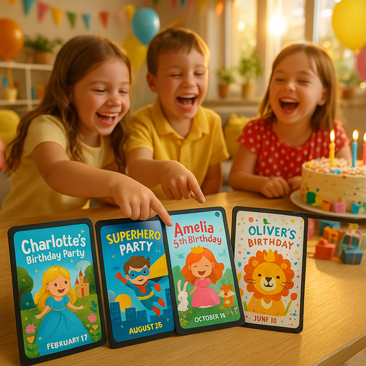 Holiday Magnetic Postcards for Children's Parties - Fun and Practical