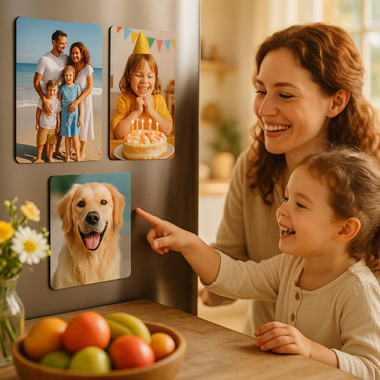 Family Photo Magnets - Cherish Your Memories in Style