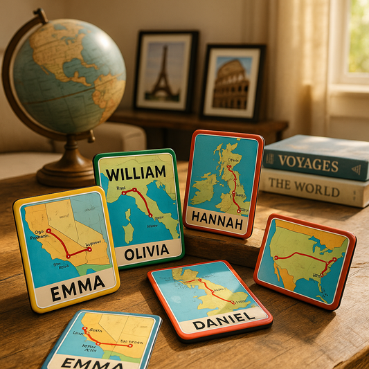 Travel Route Magnets - Capture Your Adventures in Style