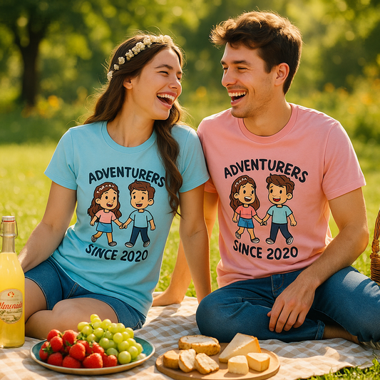 Creative Couple T-Shirt Ideas for Anniversaries and Weddings