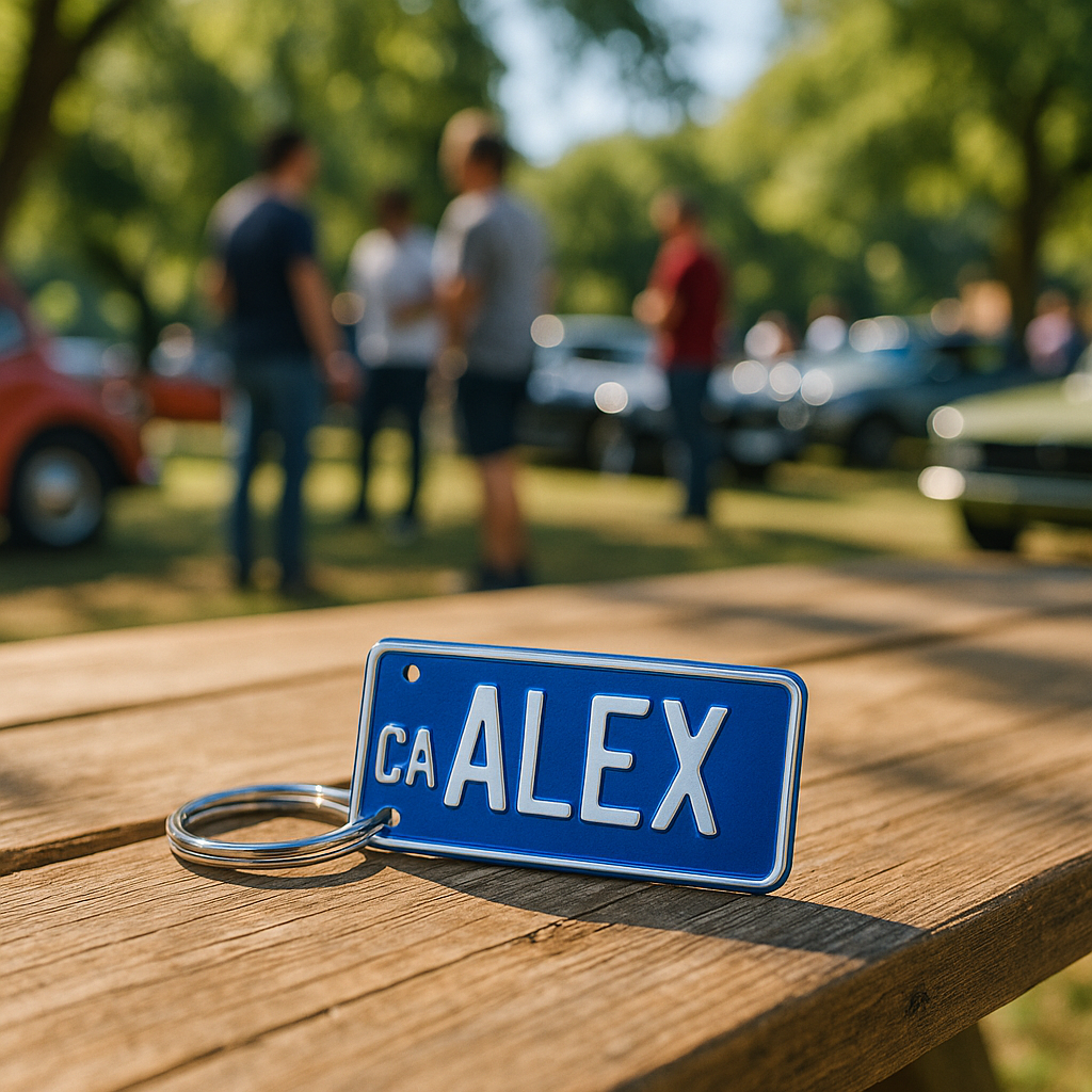License Plate Keychains: Stylish and Sentimental Accessories