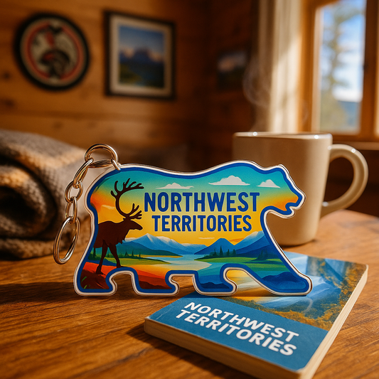 Explore Canada's Arctic: Unique Northwest Territories License Plate Keychains