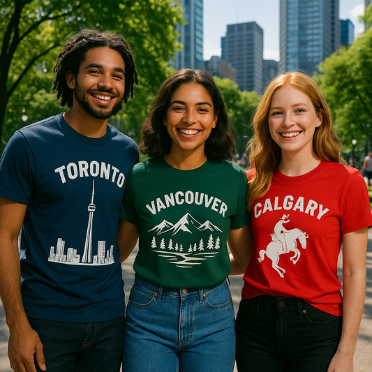 Pride in Your City: Unique Custom T-Shirts for Toronto, Vancouver, Calgary