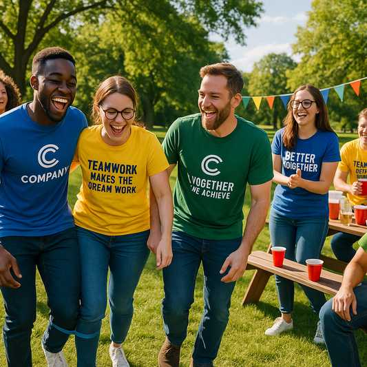 Custom T-Shirts for Corporate Events: Team Building Through Design