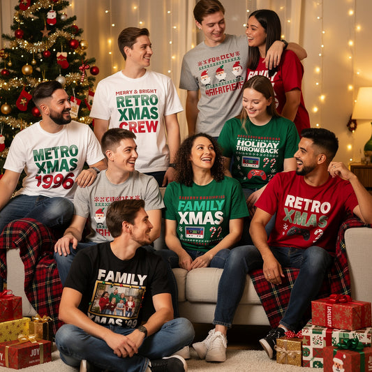 Retro 90s Christmas Custom T-Shirts: Canada’s Viral DTF Holiday Trend You Can Design Today