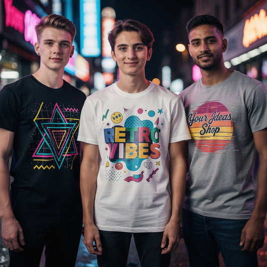 Retro Revival: 80s and 90s Designs on DTF T‑Shirts That Turn Nostalgia Into Style