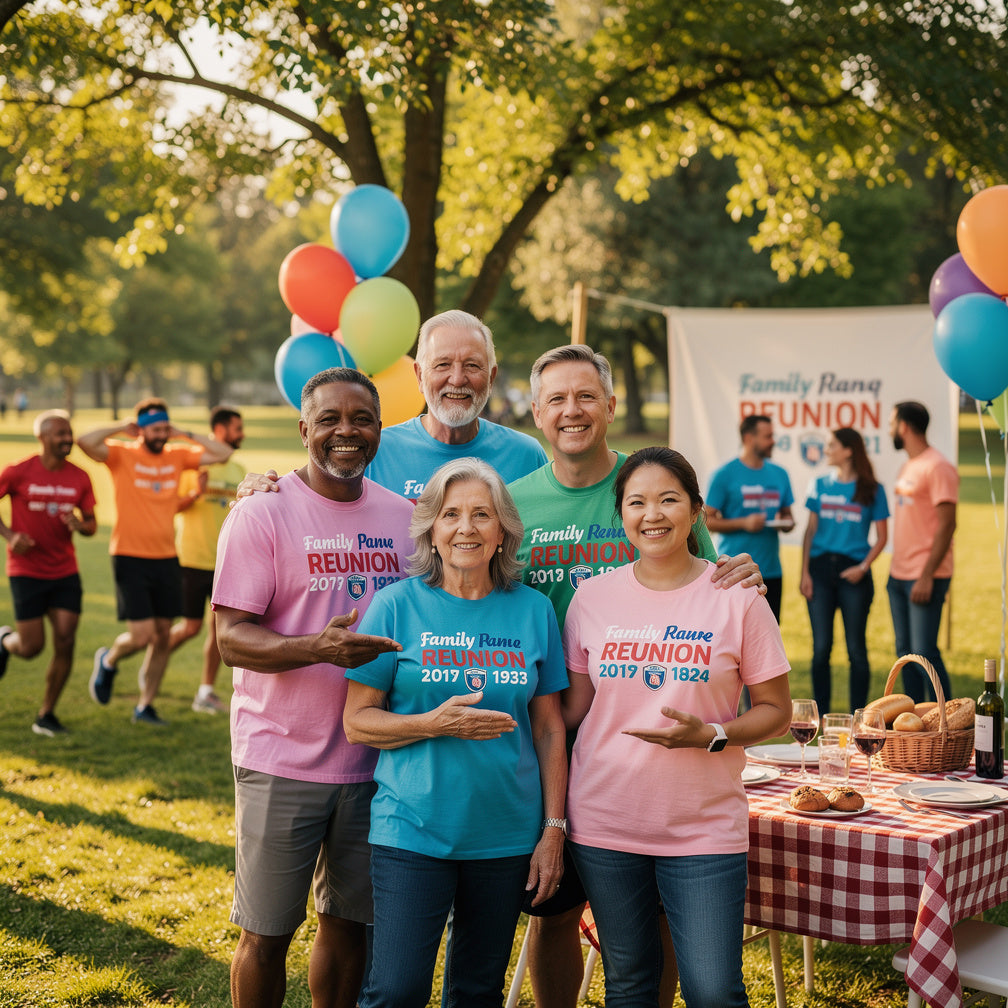 Unleash Creativity with Custom T‑Shirts for Events: From Family Reunions to Charity Runs