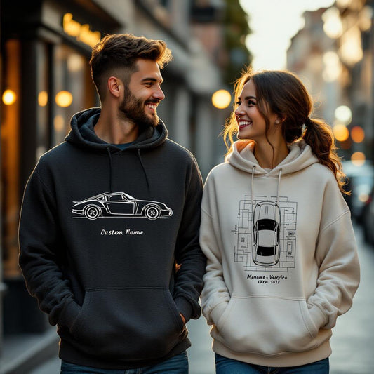 Custom Car Print Hoodies: How to Design a Hoodie Your Partner Will Actually Wear