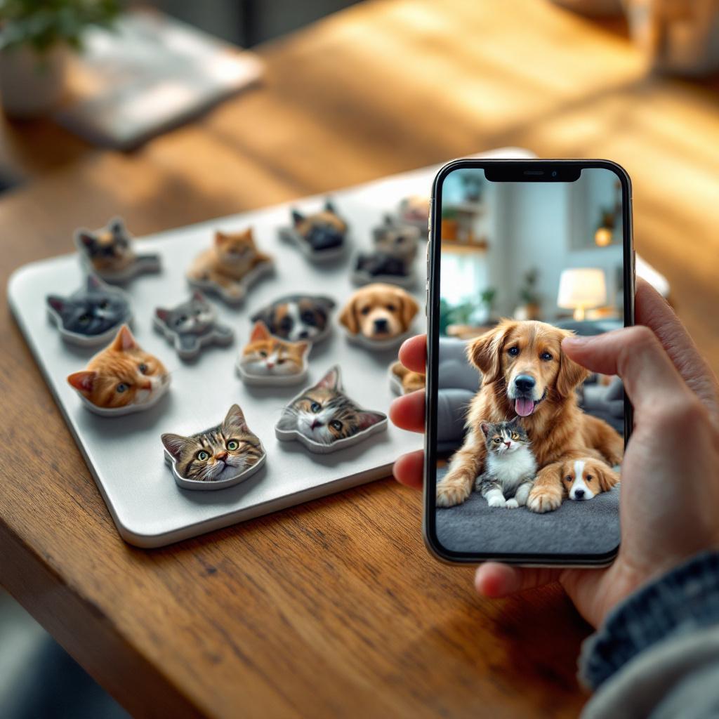 Pet Magnet Collection: Turn Your Cat or Dog Into a Magnet Set That Comes to Life