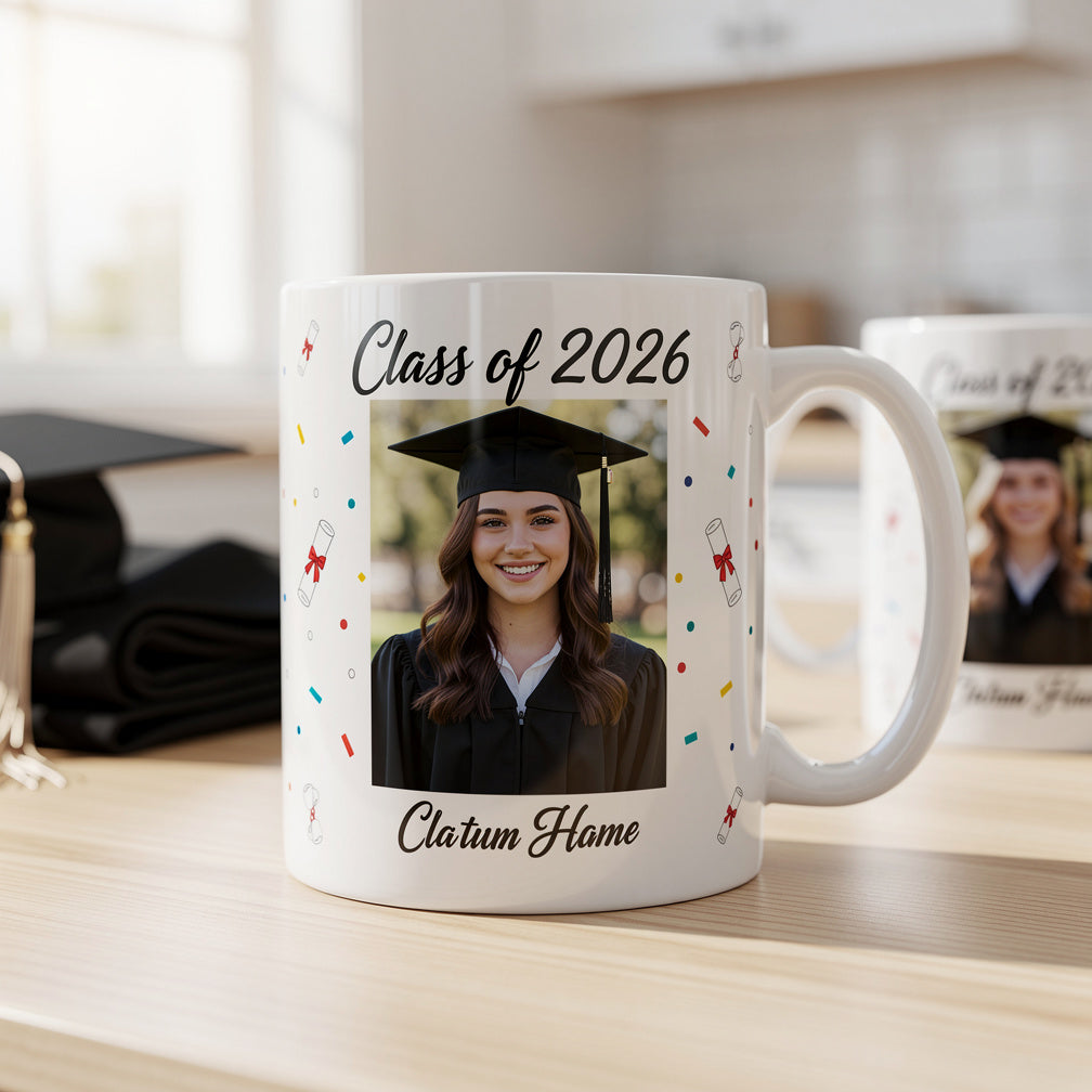 Celebrate the Class of 2026 with Custom Graduation Photo Mugs That Go Viral and Stay Meaningful