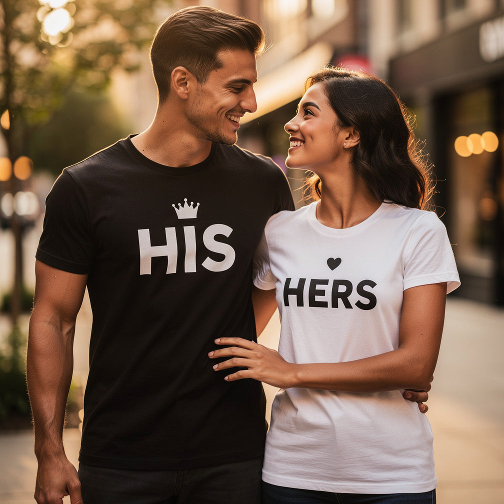 His & Hers Matching T‑Shirts: The Perfect Outfit Idea for Modern Couples