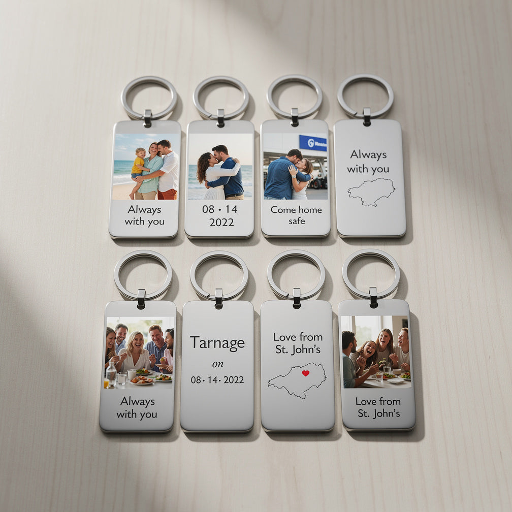 Two-Sided Custom Photo Keychains: How to Design the Perfect Photo Plus Private Note