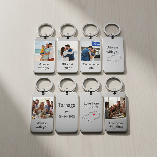Two-Sided Custom Photo Keychains: How to Design the Perfect Photo Plus Private Note